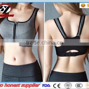 Top Sale high quality women sport bra high impact support raceback workout yoga bra