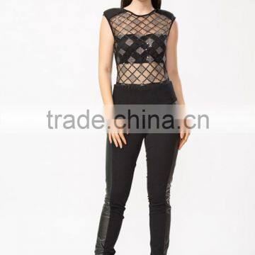Elegant New Fashion Sequin Embellished Lady Bodysuit photo-4