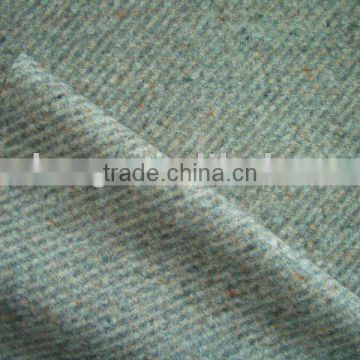 Tweed wool fabric