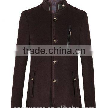 Wool Winter Men Overcoat BCL009 photo-3