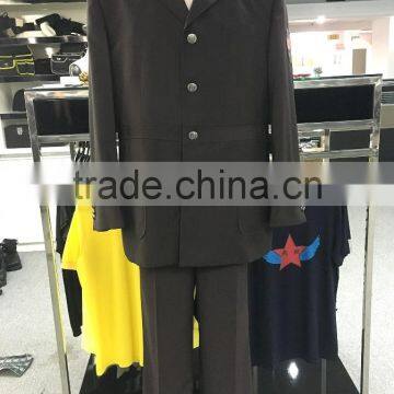 Stock men security suit uniform