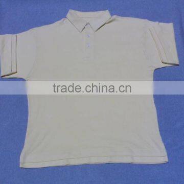 High quality comfortable mens interlock jersey polo shirt