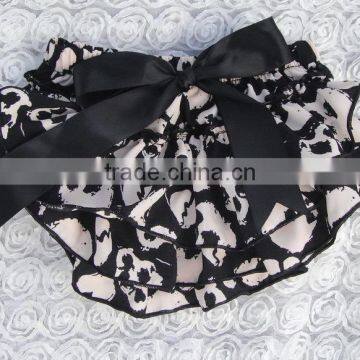 Wholesale Children Stain Underwear Ruffle Panties Baby Panties Bloomer Rand Baby Clothes With Bow photo-5