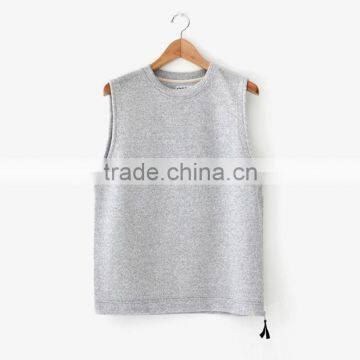 2016 Men's French Terry Vest Autumn Winter Tank Top for Gentlemen Thick Vest for Wiinter photo-2