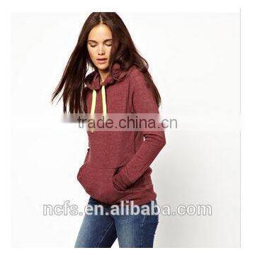 China women's wholesale plain hoodies