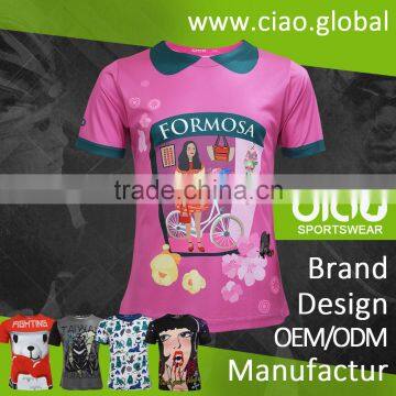 Custom Design Polyester T-shirt Sublimation With 3D Printing for Sports Jersey photo-3