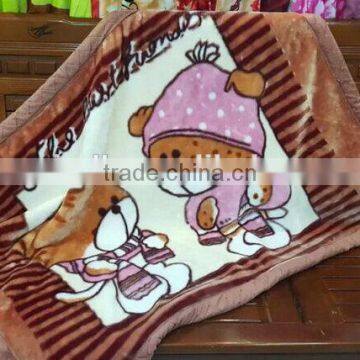 Top Selling Factory Wholesale OEM Baby Soft Raschel Blanket
