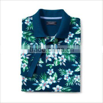 All Over Printing Polyester Polo Shirt Customized Full Printed Mens Polo Tee Shirt Two Buttons Polo Shirt photo-2