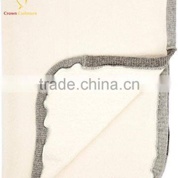 Soft High Quality Luxe Baby Cashmere Warm Blanket photo-5