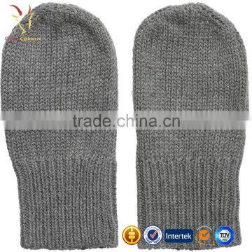 Cheap Winter Black Cashmere Fingerless Gloves UK photo-2