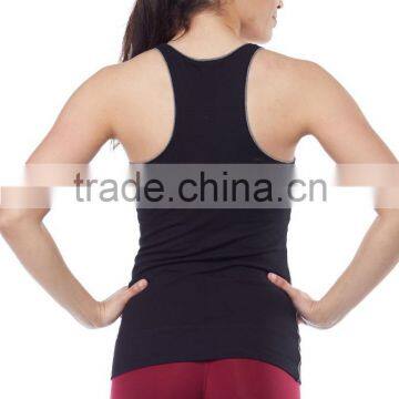 Yoga Tank Top Stretch Elastic Compression Top Vest for Women photo-2