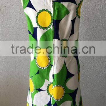 Hot Sunshine Flower Women Dress Summer Dress for Mature Woman photo-3