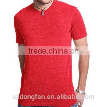 Men Triblend 50% Polyester 38% Cotton 12% Rayon Fitness t Shirt photo-6
