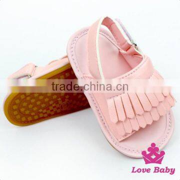 G5X-134 Love Baby Wholesale Summer Infant Soft Soft Sole Cool Cute Tassel Slippers photo-6