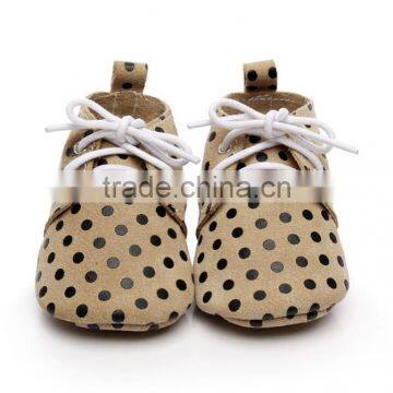 Low MOQ Wholesale China Baby Shoes Dots Factory Oxford Shoes photo-2