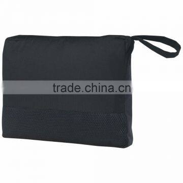 Travel Blanket - 100% Polyester, Measures 47" x 60" With a Zippered Mesh Bag and Comes With Your Logo photo-3