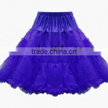 26" RNavy blue Retro Underskirt 50s Swing Vintage Petticoat Rockabilly Tutu Fancy Net Skirt