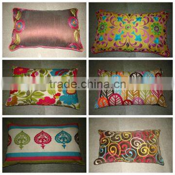 Beautiful Colourful Embroidered Cushion Covers Collection