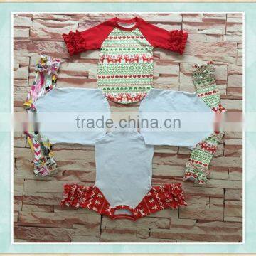 Wholesale Children's Ruffle Raglan Boutique Clothing Best Selling Products 2016 in Usa photo-3