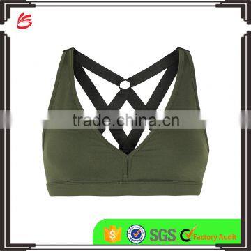 Fashionable young lady hot sexy womens sport bra ladies sexy panty and bra sets