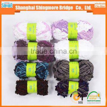 China Novelty Flower Yarn Supplier Hot Wholesale Scarf Fusion Yarn for Yarns Knitting photo-3