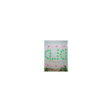 Shower Curtain (Red and Yellow Chrysanthemum)