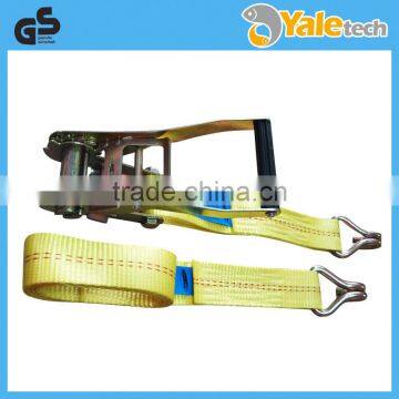 Strap Webbing in Ratchet Tie Down With Hooks and Rings photo-2