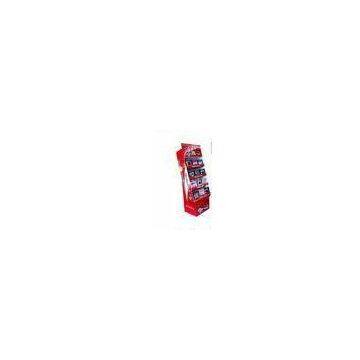 A3 + 150g + 300CCNB Cardboard Red POP Display For Radio , Point Of Purchase Display Racks