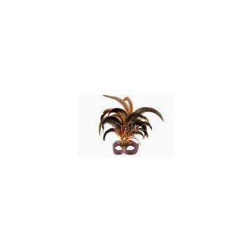 Mardi Gras / Christmas Carnival Party Colombina Masks With Feather