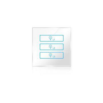 Wireless infrared wifi remote control networking zigbee two way lighting switch touch panel switch