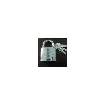 NEW CHROME PLATED IRON PADLOCK