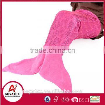 popular home or travel super comfortable mermaid tail blanket