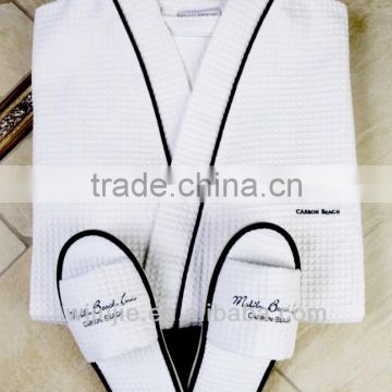 100% cotton waffle robe