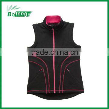 Ladies fashion Polartec microfiber fleece sleeveless Vest 2013