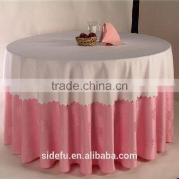 Customized Hotel Round Cheap Dining Table Cloth photo-5