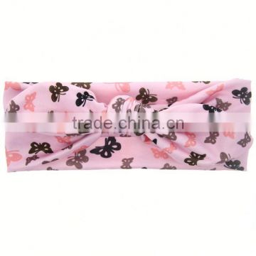 2017 new chiffon flower headbands handmade for baby