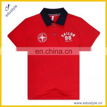 Fashion Standing collar children polo-shirt