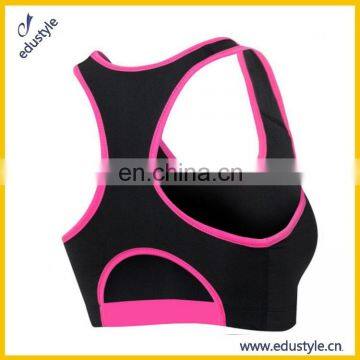 Oem Custom Women Gym Crop Top Blank Sport Fitness Bra photo-2