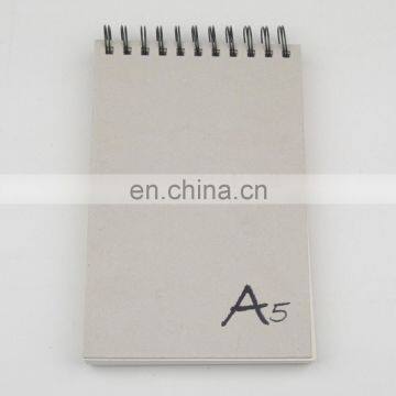 150gsm 60 Sheets Peforated Wire Bound Grey Hard Cover A5 Sketch Pad