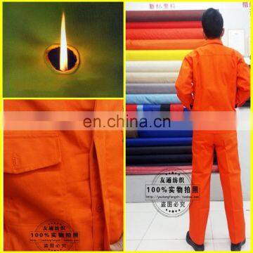 fire retardant canvas workwear garment