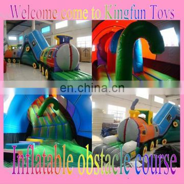 Sale inflatable obstacle tunnel course KF-044