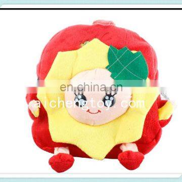 Lovely design Toy Plush backpack/Kids stuffed animal plush backpack toy