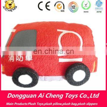 CE testing Factory directly custom plush bus toy Lovely bus plush toy OEM