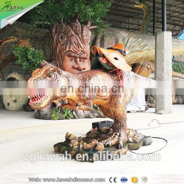 KAWAH High Quality Animatronic Electric Dinosaur Amusement Rides