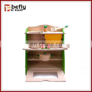 Wholesale childen play wooden toy kitchen