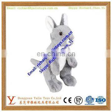 New fashion custom cartoon animal plush toy Cute designer baby kangaroo plush toy