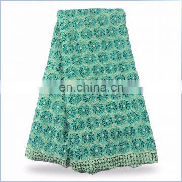 new design net lace African Pearl stone High Quality Net Lace, Guipure mesh Lace Fabric For dress AD15081917