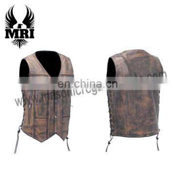 Men Leather Vest