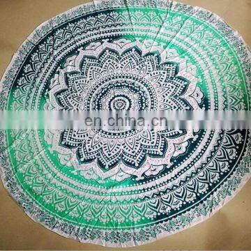 Cotton Dobby Border Microfiber Swimming Pool Beach Towel photo-5