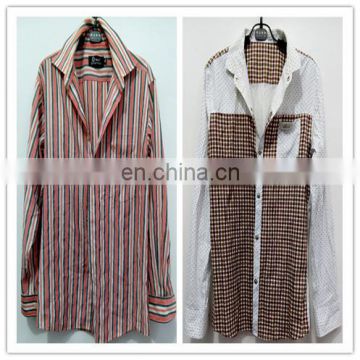 used clothes california men cotton long shirt bamboo clothing wholesale